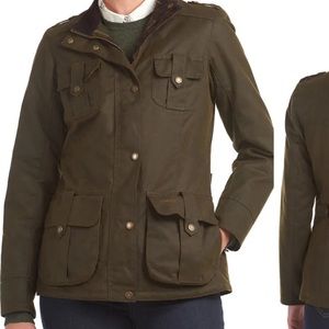 BARBOUR  Winter Defense Waxed Utility Rain Coat
